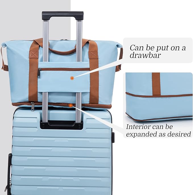 Luggage Sets 5 Piece Suitcases with Wheels, Suitcase Set ABS Hard Case Luggage with Spinner Wheels Durable Travel Luggage