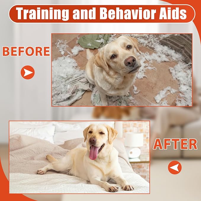 No Chew Spray for Dogs, 4.23 Oz Bitter Apple Spray for Dogs to Stop Chewing, Pet Deterrent Spray, Dog Anti Chew Spray for Furniture Protect, Prevent Dog Chewing Licking, No Bite & Marking