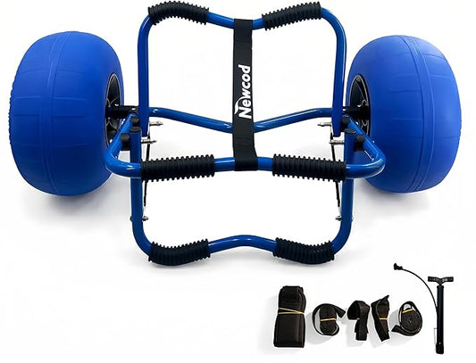 Newcod Kayak Cart, Kayak Dolly Cart for Carrying Kayak Canoe SUP Paddle Board