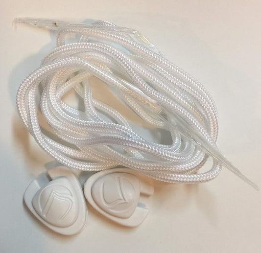 Liquid Force Replacement Wakeboard Binding Laces - 2 Piece - White
