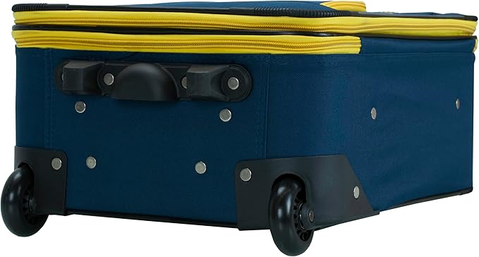 Rockland Fashion ソフトサイド アップライト荷物セット、ネイビー、2点セット (14/19)