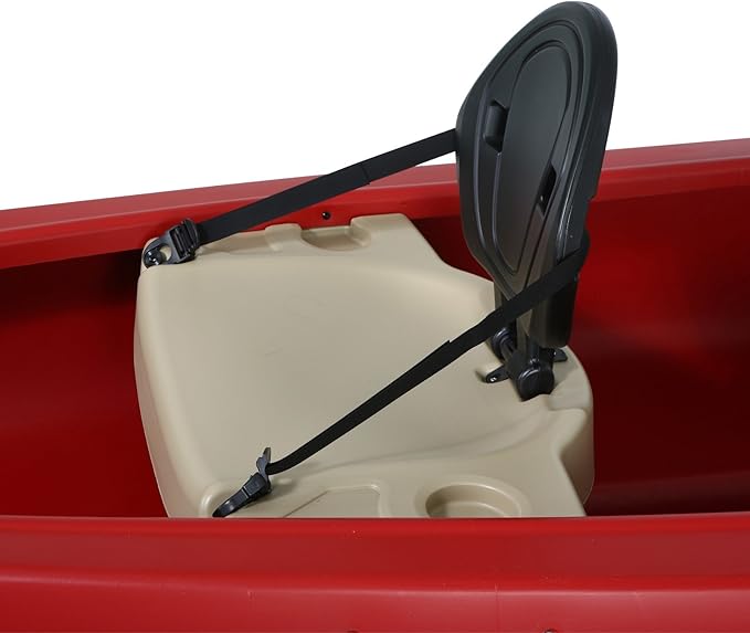 Lifetime Kodiak Canoe with 2 Paddles, Red, 13'