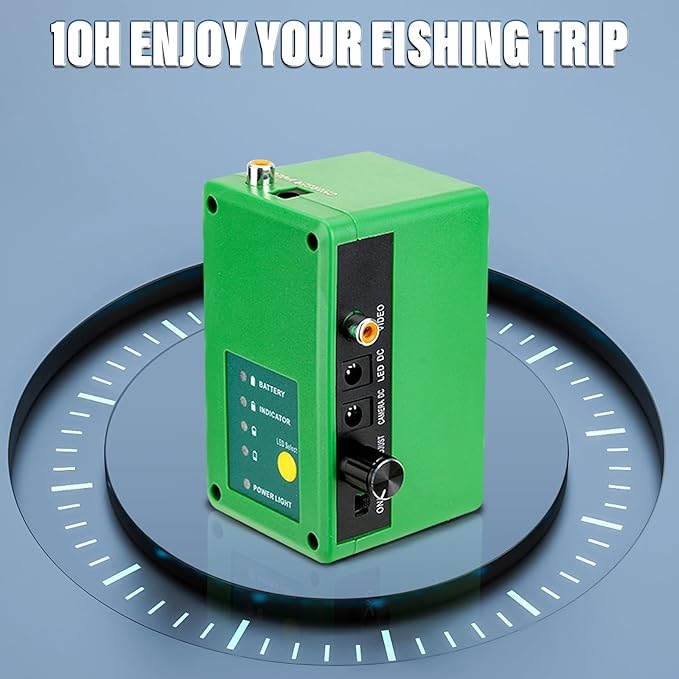Fishing Camera with Monitor ice Fishing Camera Underwater 1000TVL,98ft/30m Cable for Lake Kayak Boat Saltwater Fishing