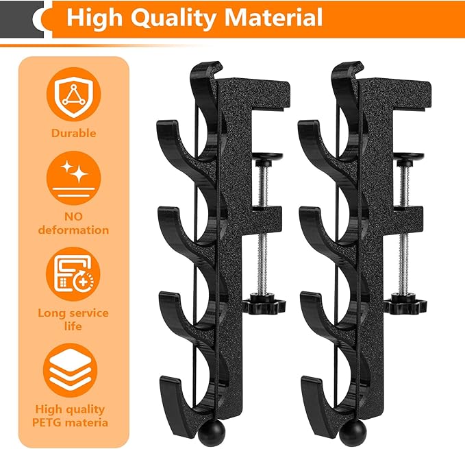 Quick-Release Fishing Rod Holder for Truck Beds - Compatible with Tonneau Covers