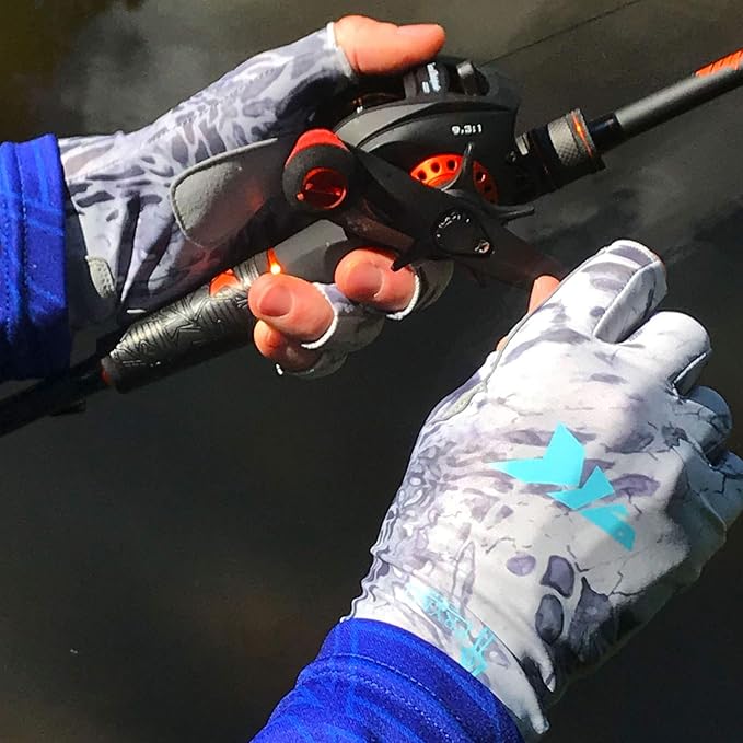 KastKing Sol Armis Sun Gloves UPF50+ Fishing Gloves UV Protection, Sun Protection for Outdoor, Kayaking, Rowing