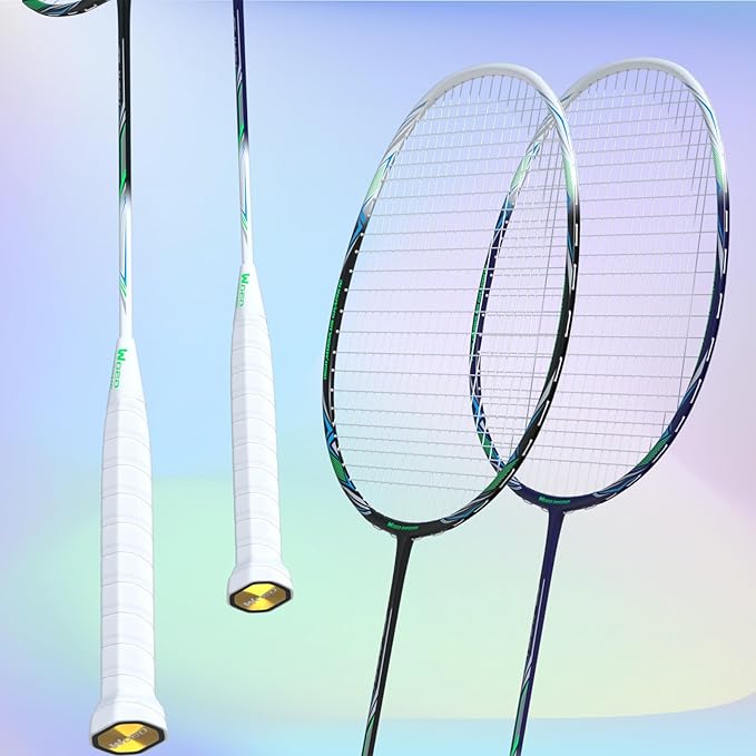 Professional Carbon Fiber Badminton Rackets Badminton Racquet for Backyards Gym