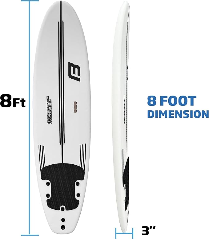 FLOWBOARD サーフボード ソフトボード フォーム - フィン（3）、6フィートリーシュ、ウッドストリンガー（2）内蔵 6フィート、7フィート ショートボード、8フィート ロングボードあり