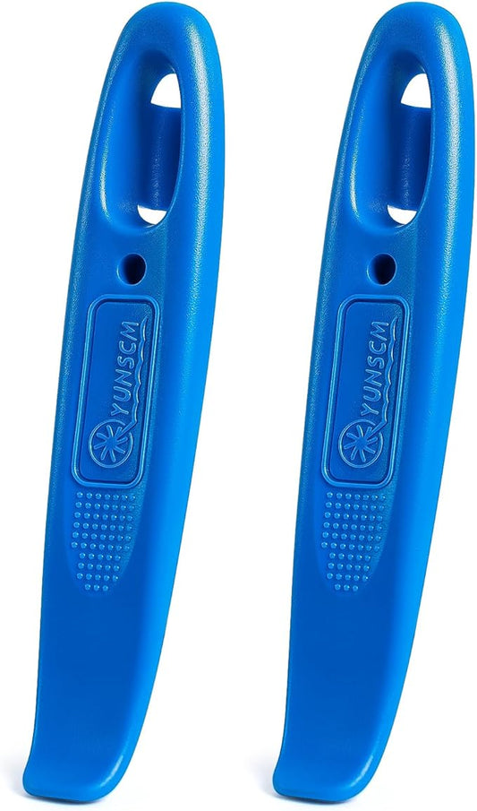 YunSCM 2/3/4-PCS Ultra Strong Bike Tire Levers,Bicycle Tire Levers,Bike tire Replacement Tool,Tire Removal Tool for Road Mountain Bike Tires(Blue)