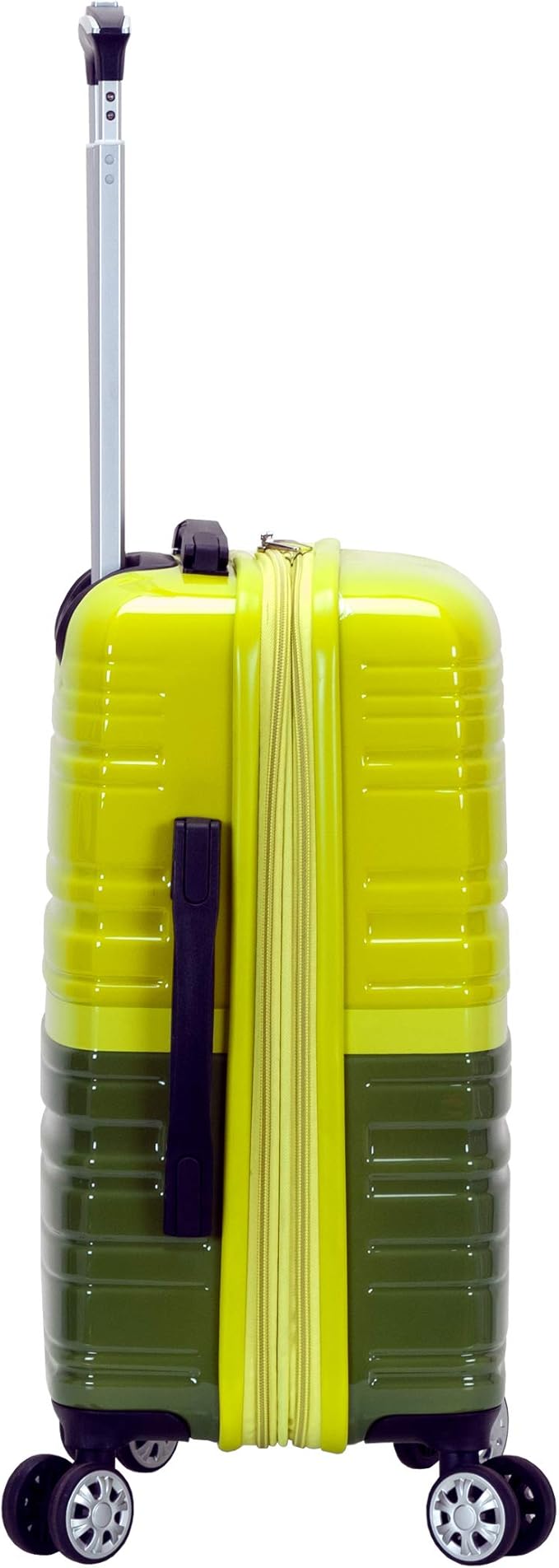 Rockland Melbourne ハードサイド 拡張可能 スピナーホイール荷物、ツートーングリーン、2点セット（20/28） (F225-2TONEGREEN)