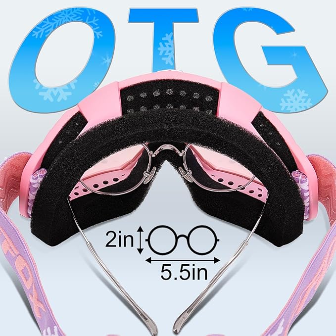 Motorcycle Glasses Goggles Dirt Bike Motocross Safety ATV Tactical Riding (Pink-Pure Pink)