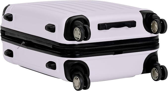 Kenneth Cole REACTION Renegade Luggage 拡張可能 8輪スピナー 軽量 ハードサイド スーツケース、オーキッドアイス、24インチ チェック