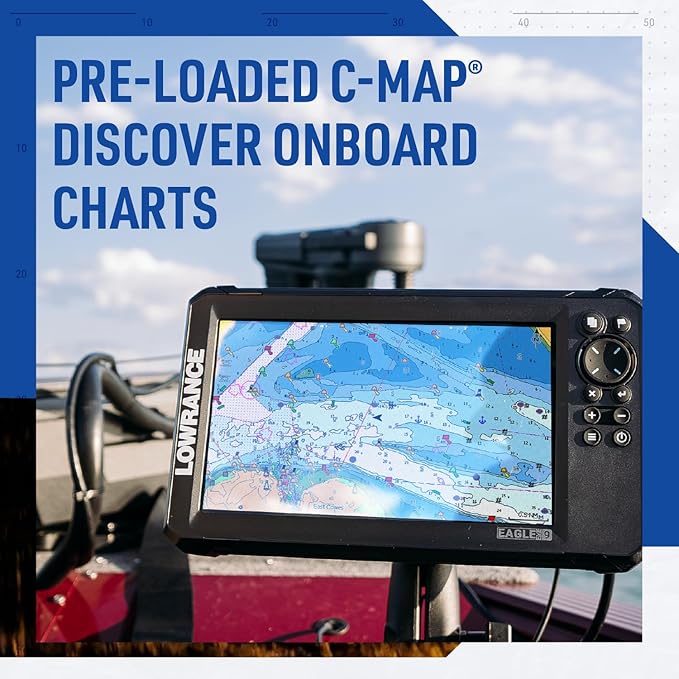 Lowrance Elite FS 魚群探知機/チャートプロッター、振動子あり・なし選択可能