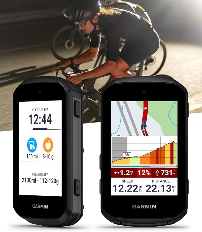 Garmin Edge 550 Compact GPS Cycling Computer 2.7" Vivid Color Display with Wearable4U PowerBank Bundle
