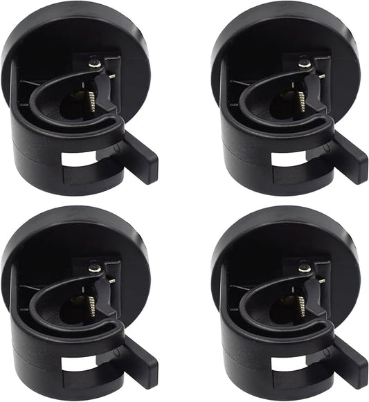 YYST Magnetic Fishing Rod Car Stand, Portable Outdoor Fishing Rod Storage Rack, Car Pole Fly Fishing Pole Holder with Rubber- Coated Magnets (4)