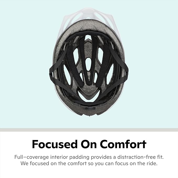 Schwinn Thrasher Helmet for Adults, Size 58-62 cm for Riders Ages 14+, Microshell, Adjustable Dial & Straps, Interior Padding, Air Vents, Visor, Adult Bike Helmet