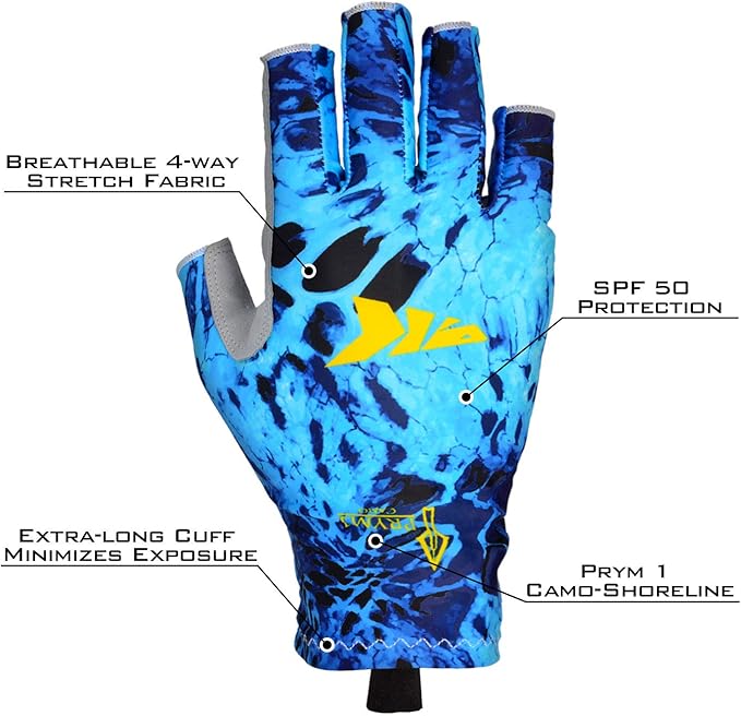 KastKing Sol Armis 日焼け防止グローブ UPF50+ 釣り用手袋 UVカット 日焼け対策 アウトドア カヤック ボート用
