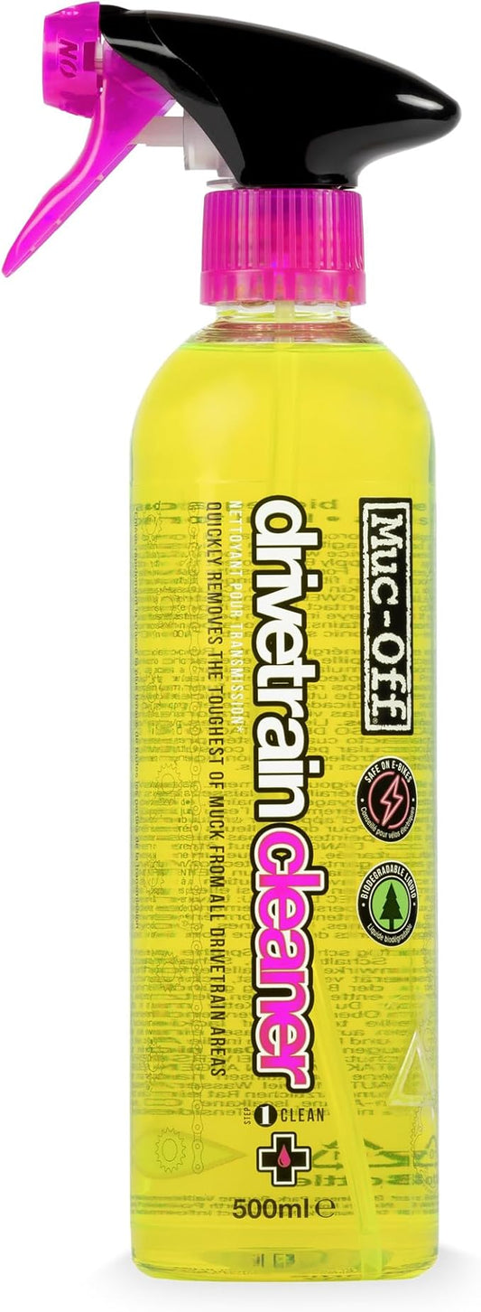 Muc-Off Bio Drivetrain Cleaner | Effective Biodegradable Bicycle Chain Cleaner and Degreaser Spray | Suitable for All Types of Bike