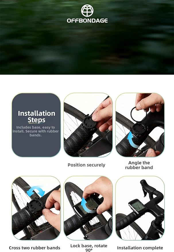 Bike Computer GPS Bicycle Speedometer Odometer with Automatic Backlight Waterproof and Long Battery Life