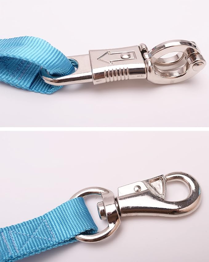 Adjustable Trailer Tie （2 Pack）-Horse Trailer Nylon Strap Tie，Adjusted from 25 to 37”