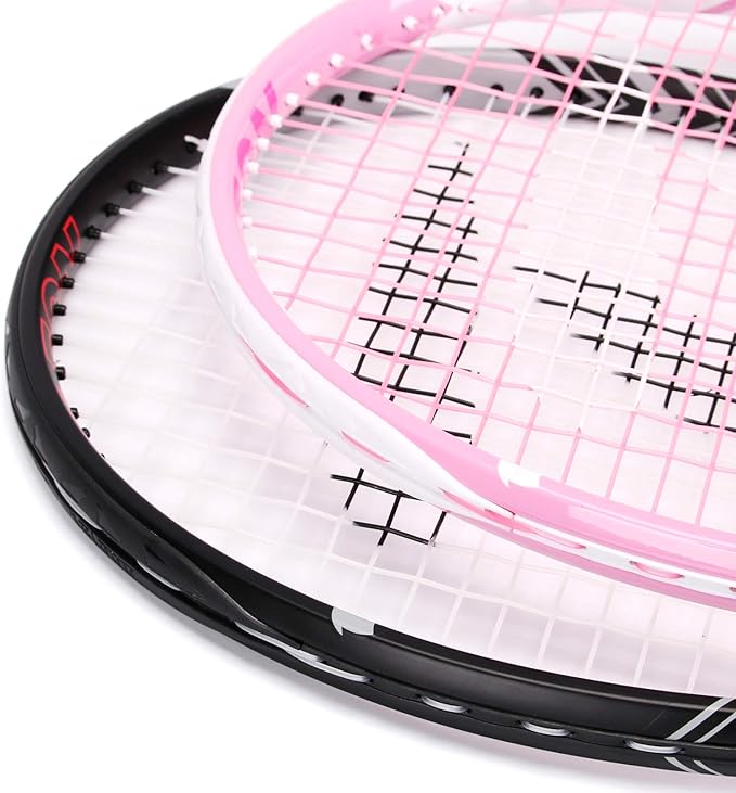 Teloon Tennis Rackets for Adults 2 pcs Recreational -27 inch Tennis Racquet for Men and Women College Students Beginner Tennis Racket.…