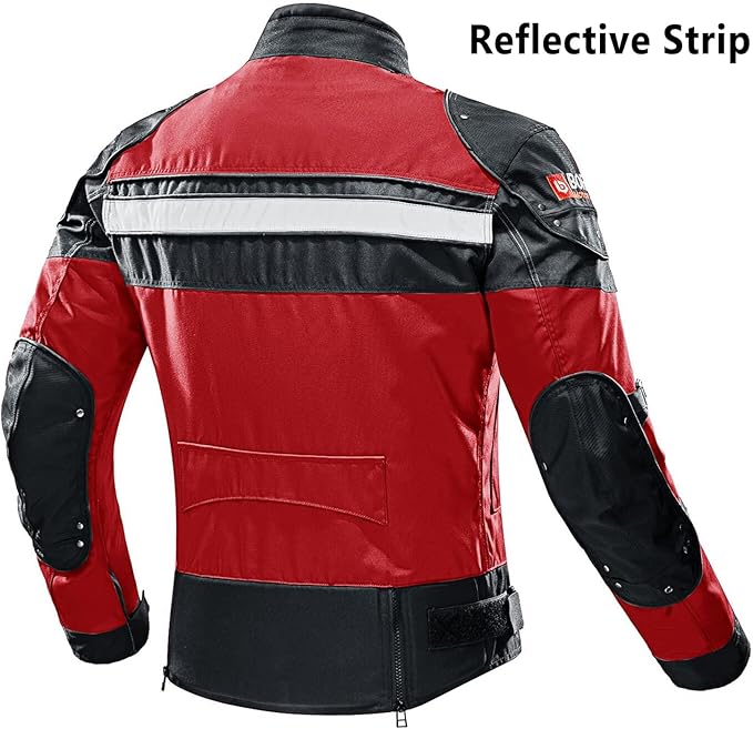 Motorcycle Jacket Motorbike Riding Jacket Windproof Motorcycle Full Body Protective Gear Armor Autumn Winter Moto Clothing XXL