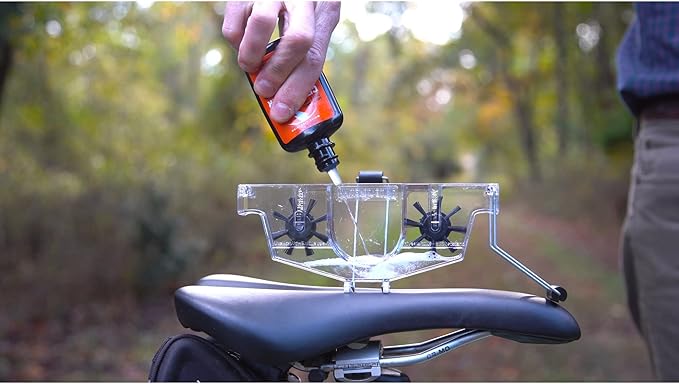 White Lightning BICYCLE CHAIN CLEANER KIT | DEEP CLEANS Bike Care Degreaser, 2.0 ounces
