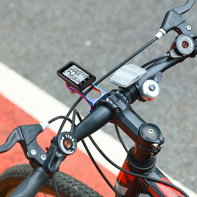 Bike Mount for Wahoo Elemnt Compatible with Multiple Wahoo Computers Out Front Handlebar Mount with Light Adapter for Wahoo Elemnt,Elemnt Bolt, Elemnt Mini,Elemnt Roam