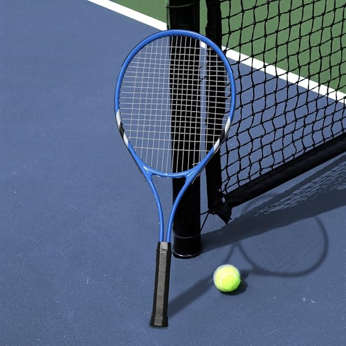 Tennis Rackets 2 Players Recreational for Beginners,Pre-Strung 27 Inch Light Adult Racquet Set for Women Men with Tennis Balls,Overgrips and Carry Bag