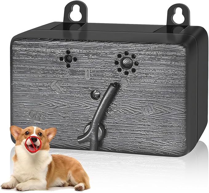 Anti Barking Devices，Anti Barking Device for Dogs Long Range 50ft (270°)，3 Modes Ultrasonic Bark Box，Dog Barking Deterrent Devices，Bark Box，Barking Control Devices for Dog Training in Outdoor/Indoor