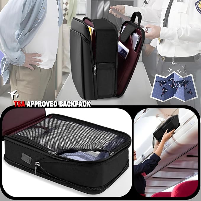 ZINZ Slim and Expandable 15 15.6 16 Inch Laptop Backpack Anti Theft Business Travel Notebook Bag with USB, Multipurpose Large Capacity Daypack for Men & Women,DB01K02