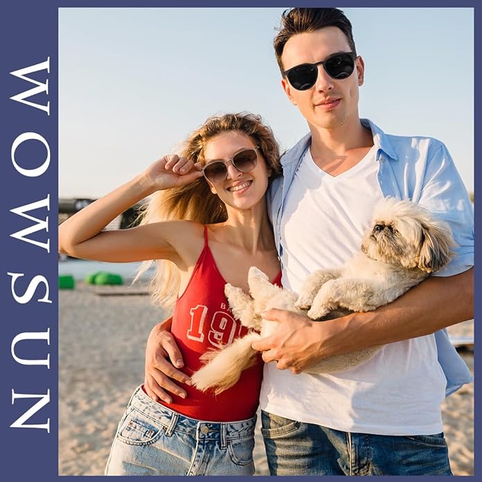 WOWSUN Retro Polarized Sunglasses Womens 2026 Trendy Round Classic Glasses