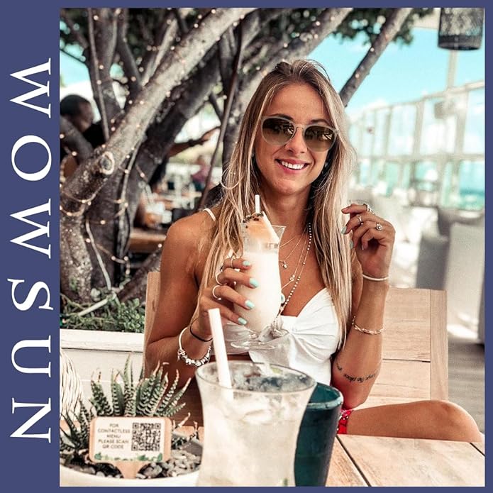 WOWSUN Retro Polarized Sunglasses Womens 2026 Trendy Round Classic Glasses