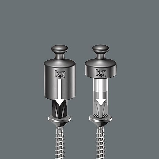 Wera 05007680001 Kraftform Plus 334 SK/6 Screwdriver Set and Rack, Lasertip, 6-Piece