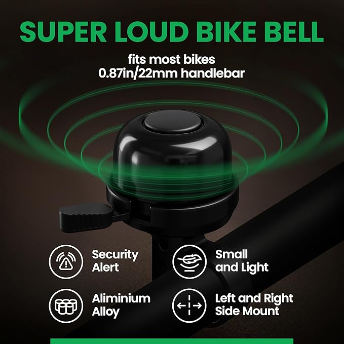 Bike Lights Set, LED Super Bright USB-C Rechargeable Headlight & Taillight, Waterproof Front & Rear Back Bicycle Light for Night Riding, Road & Mountain Cycling