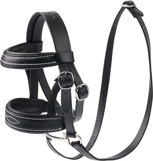 LeMieux Toy Pony Western Bridle - Functioning Leather Bridle - Tan - Ages 8+