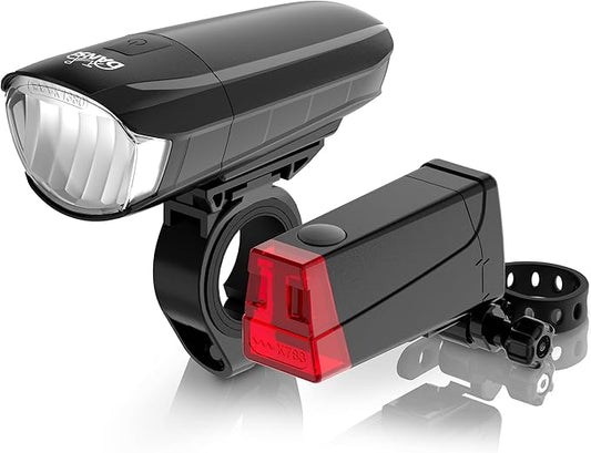 DANSI Bike Lights for Night Riding, Super Bright with Flashing Functions. Easy to Install Bike Light Set, Bike Accessories for Men Women Kids Road Mountain Cycling Bicycle Accessories Bicycle Light