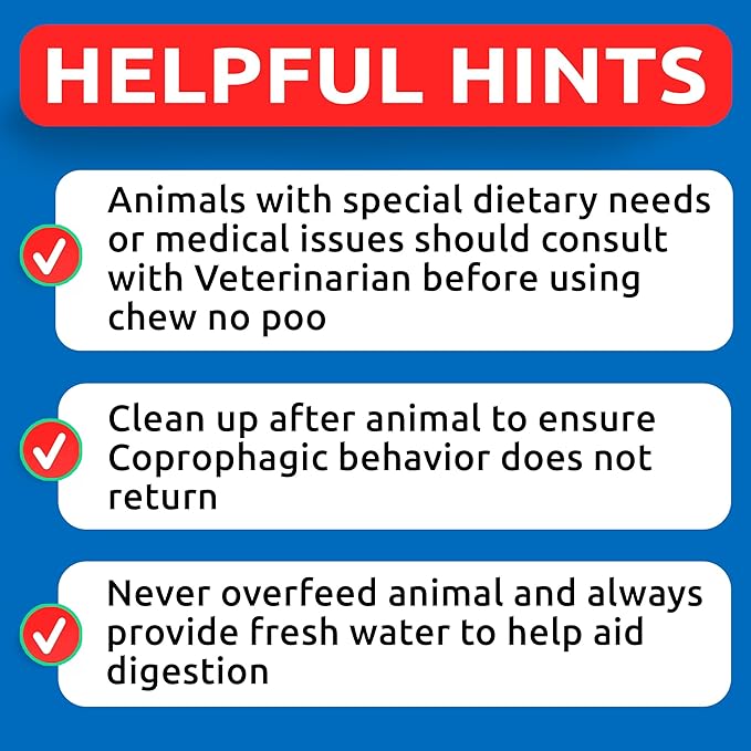No Poo Chews for Dogs - Coprophagia & Stool Eating Deterrent with Probiotics, Digestive Enzymes & Breath Aid Support - Stop Dog Poop Eating - Made in USA