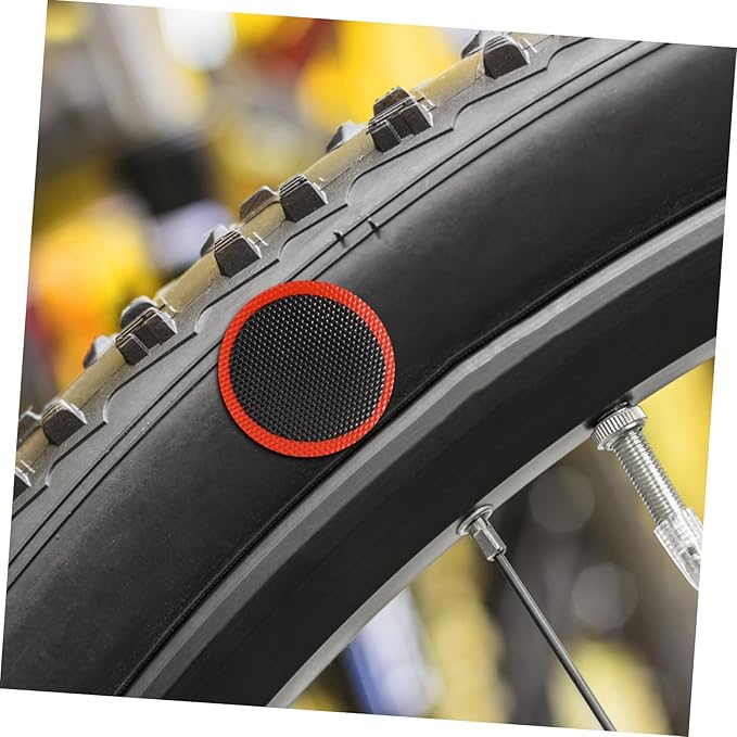 Multi-Function Bike Tire Repair Kit with Cold Adhesive Patches Tire Scraper Dual Glue Bottles for Efficient Inner Tube Repair and Outdoor Use