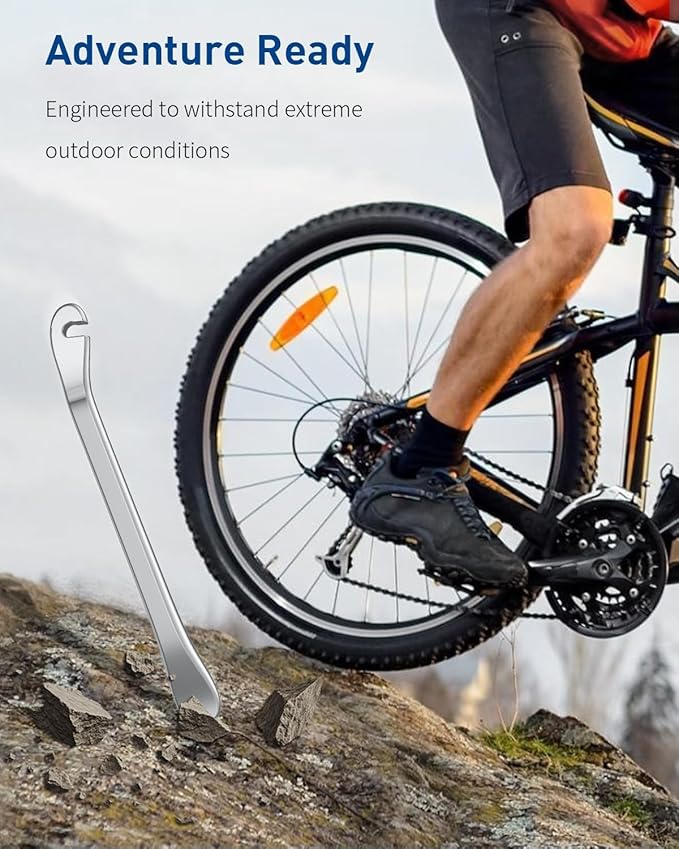 Pawfly Bike Spoke Wrench Tool Kit, Bicycle Rim Truing Repair Tools Set with Tire Levers, Professional Bike Wheel Rim Correct & Spoke Adjustment Repair Kit for Bicycles