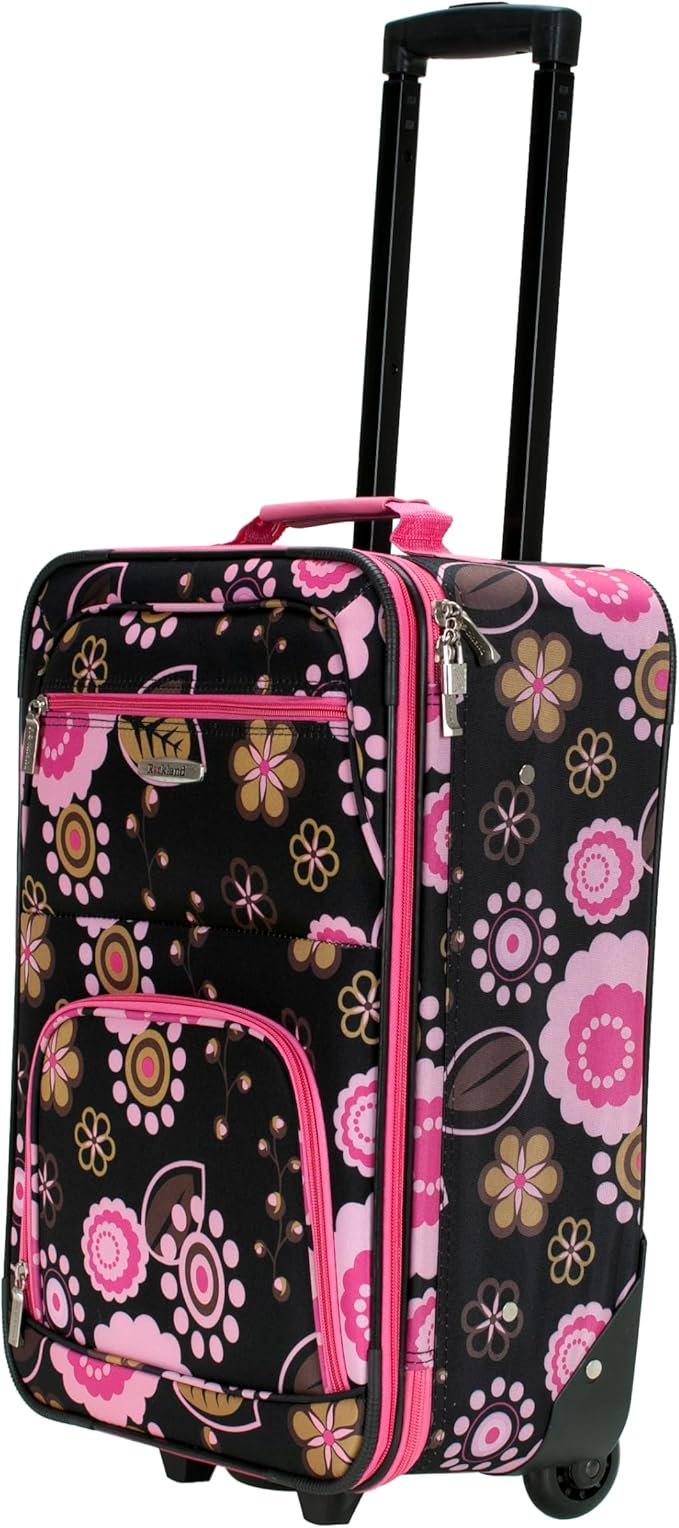Rockland Fashion Softside Upright Luggage Set, Expandable, Pucci, 2-Piece (14/19)
