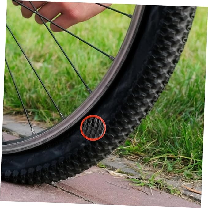 Multi-Function Bike Tire Repair Kit with Cold Adhesive Patches Tire Scraper Dual Glue Bottles for Efficient Inner Tube Repair and Outdoor Use