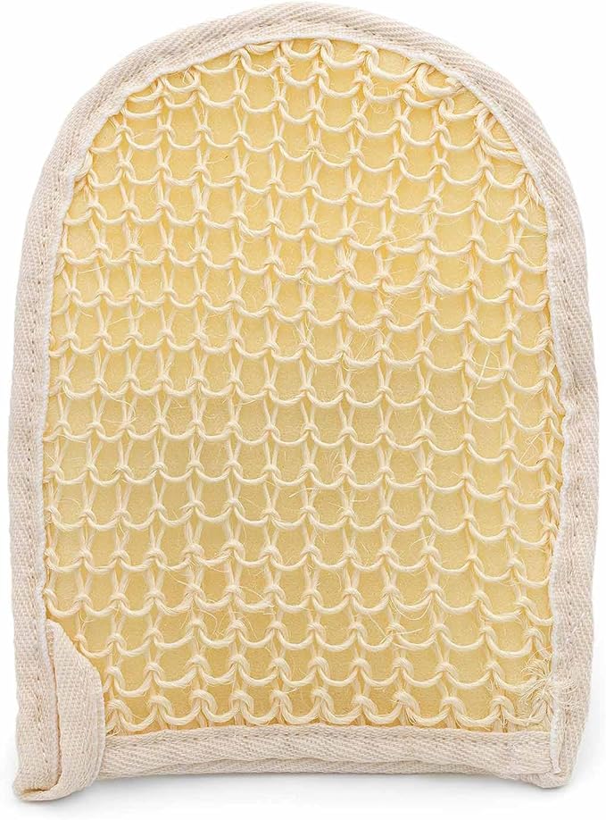 Jeffers Equine Double Sided Sisal & Microfiber Face Mitt for Horses – Horse Grooming Mitt, Horse Care Tool, Barn & Stable Grooming, Sensitive Areas, Exfoliating, Polishing, Cleaning -8" L x 6" W