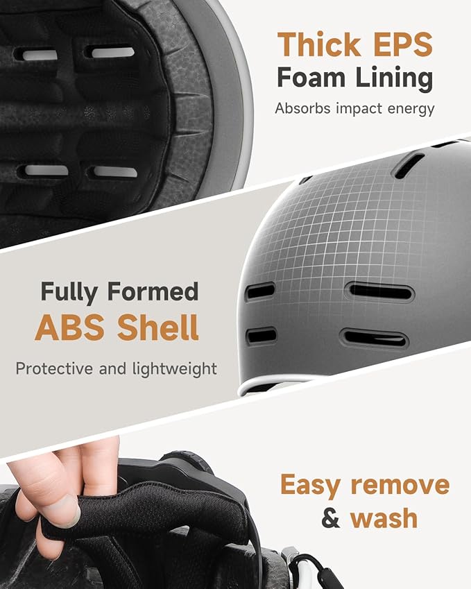 Findway Pro Bike Helmet for Adults,Adjustable Cycling Helmet for Men & Women [Safety Certified] Bicycle Helmet for Commuting, Road Biking, Skating with Adjustable Dial