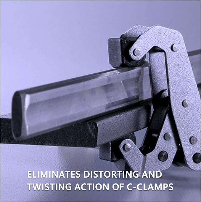 Cantilever No-Twist Deep Throat T-Handle Multi-Purpose Lever Clamp, CTC-2"