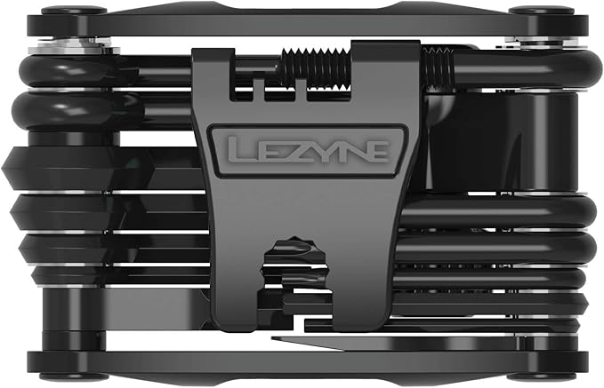 LEZYNE RAP II Bicycle Multi-Tool 25 CO2, Anti-Corrosion Bits, Chain Breaker Tool, CO2 Inflator, Phillips, Multi-function Flat Tool