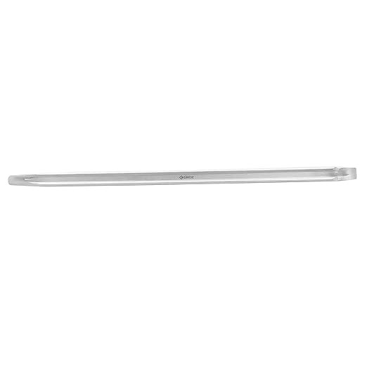 Groz 24" Tire Lever, Forged Carbon Steel Tyre Iron with Hook & Taper, Nickel Plated Bead Breaker for Truck, Tractor & Heavy-Duty Tires, 600 mm Straight Pattern (33182)