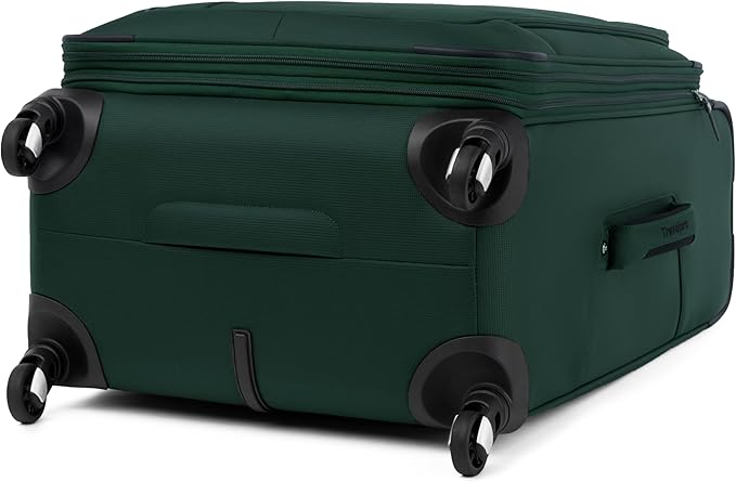 Travelpro Maxlite 5 ソフトサイド 拡張可能ラゲッジ 4輪スピナー付き 軽量スーツケース 男女兼用 フォレストグリーン チェックイン-M 25インチ