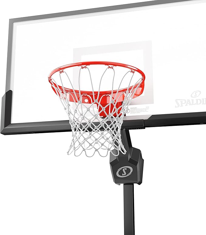 Spalding Momentous EZ Assembly Portable Adjustable Outdoor Basketball Hoop – Assembles in 30 Minutes or Less