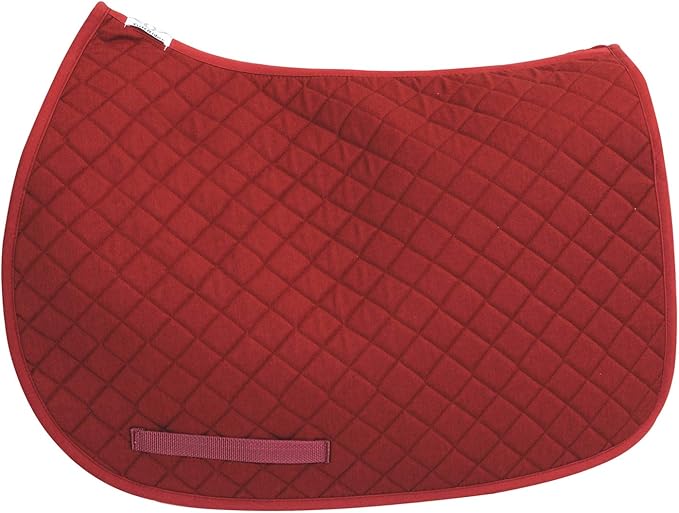 TuffRider Basic All Purpose Horse Riding Saddle Pad | Wither Relief Brushed Underside for Training and Competition
