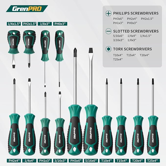 Screwdriver Set Precision 90pcs, S2 Alloy Steel Small Screwdriver Set, Torx Screwdriver Sets with Sturdy Tool Box, Includes Slotted Phillips Torx Tool Kit